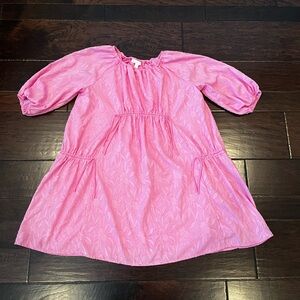 GB Girls Pink Cinch Dress; Size Large